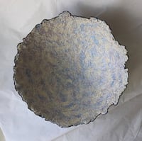 Image 7 of Handmade Sculptural Paper Mache Bowl – Textured Art Decor
