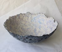 Image 6 of Handmade Sculptural Paper Mache Bowl – Textured Art Decor