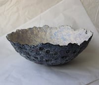 Image 1 of Handmade Sculptural Paper Mache Bowl – Textured Art Decor