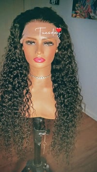 Image 2 of Curly Frontal Wigs