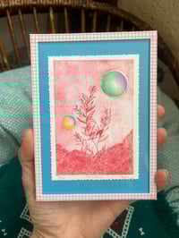 Image 2 of Gravure Romarin sur fond coloré