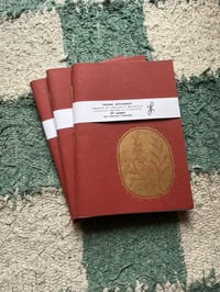 Image 1 of Carnet A5 mimosa or sur brique