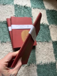 Image 3 of Carnet A5 mimosa or sur brique