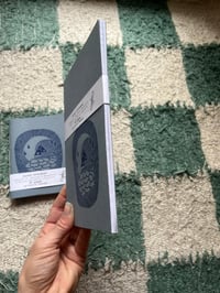 Image 3 of Carnet A5 ou A6 Dans les nuages bleu sur fond bleu