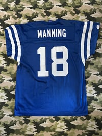 Image 2 of Champion Indianapolis Colts Peyton Manning Jersey Sz 40