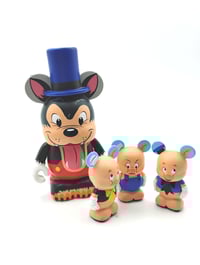Image 1 of Big Bad Wolf & 3 Little Pigs Disney Vinylmation Series 2 Limited 1,200 Pieces