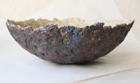Image 6 of Sculptural Paper Mache Bowl | Modern Textured Decor
