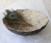 Image 7 of Sculptural Paper Mache Bowl | Modern Textured Decor