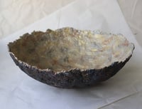 Image 8 of Sculptural Paper Mache Bowl | Modern Textured Decor