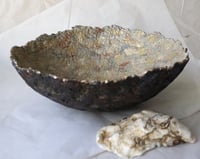 Image 10 of Sculptural Paper Mache Bowl | Modern Textured Decor