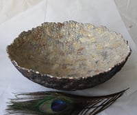 Image 12 of Sculptural Paper Mache Bowl | Modern Textured Decor