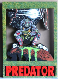 Image 1 of Predator 3D Hand Crafted Wooden Wall Hanging Artwork