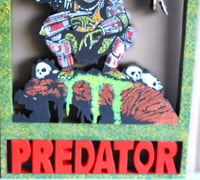 Image 4 of Predator 3D Hand Crafted Wooden Wall Hanging Artwork