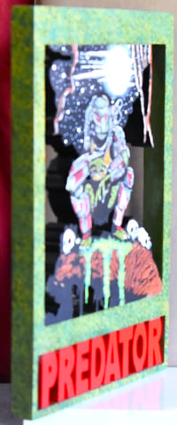 Image 10 of Predator 3D Hand Crafted Wooden Wall Hanging Artwork