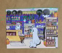 Mini Print--Swoopyville Witch Store