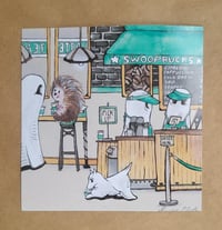 Mini Print--Swoopyville Swoopbucks Coffee Shop