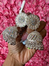 Silver Indian Earrings 