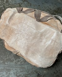 Image 6 of LEATHER SUEDE LEAF BAG