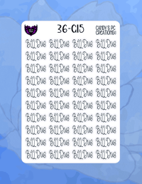 Image 16 of Bill Due G Font G-G24