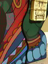 Image 6 of Handmade hand painted Zoltar fortune telling display lowbrow folk art 