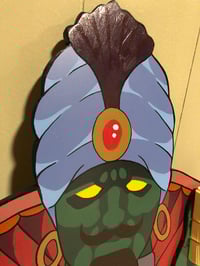 Image 3 of Handmade hand painted Zoltar fortune telling display lowbrow folk art 