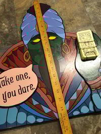 Image 8 of Handmade hand painted Zoltar fortune telling display lowbrow folk art 