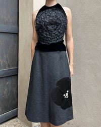 Image 2 of SONIA RYKIEL WOOL FLOWER SKIRT