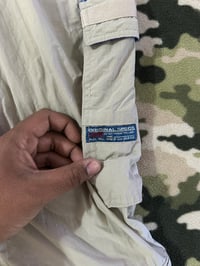Image 3 of Thrifted NESYAG Peace cargo trousers SZ XL