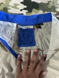 Image 4 of Thrifted NESYAG Peace cargo trousers SZ XL