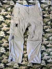Image 1 of Thrifted NESYAG Peace cargo trousers SZ XL