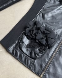 Image 6 of FLORAL LAMB LEATHER JACKET