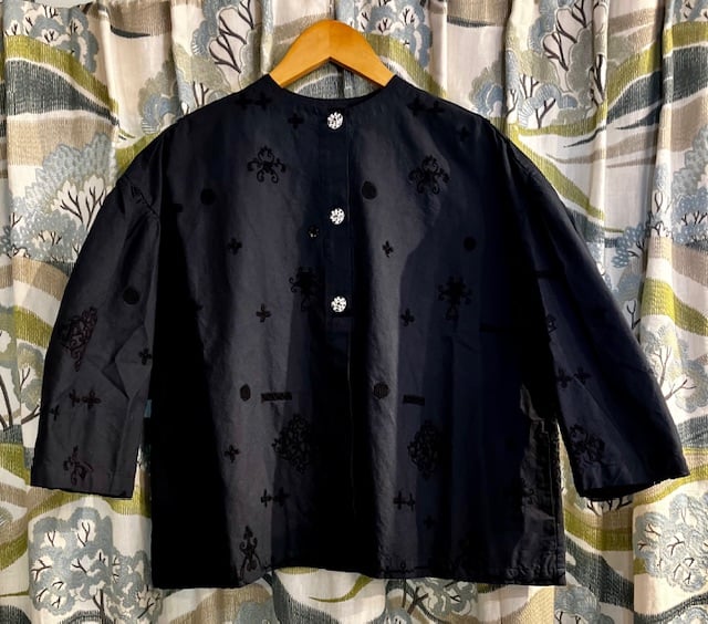 Antipast Embroidered Dark Navy Top and Pants - Image 1 of 3