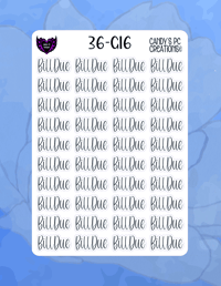 Image 17 of Bill Due G Font G-G24