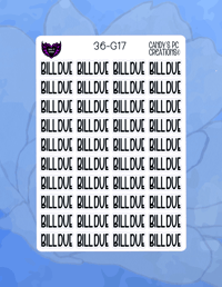 Image 18 of Bill Due G Font G-G24