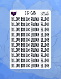 Image 19 of Bill Due G Font G-G24