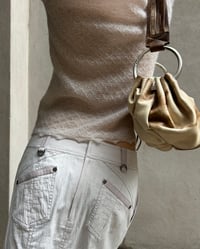 Image 3 of MOHAIR BLUSH KNIT TOP