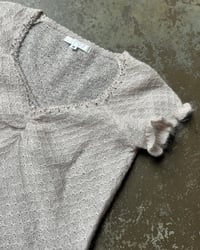 Image 5 of MOHAIR BLUSH KNIT TOP