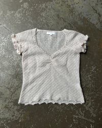 Image 4 of MOHAIR BLUSH KNIT TOP