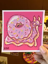 Image 1 of Donut Snail Stickers + Prints