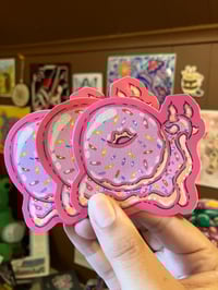 Image 2 of Donut Snail Stickers + Prints