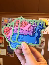 Image 2 of Snail Trio Prints + Stickers 