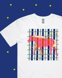 Image 1 of Checker Horse T-Shirt (By Rat Baby)