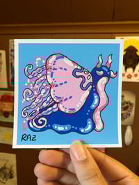Image 1 of Jellyfish Snail Prints + Stickers