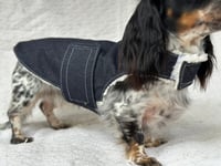 Image 5 of Dark Denim Strap Coat