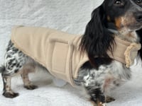 Image 2 of Beige Wool Strap Coat