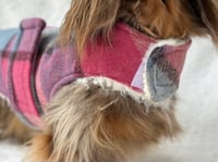 Image 3 of Soft Pink Check Strap Coat