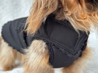 Image 2 of Black Raincoat Chest Cover Coat