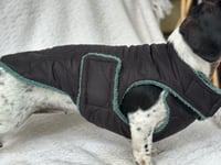 Image 4 of Black Puffer Chest Cover Coat