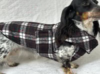 Image 1 of Black and White Check Chest Cover Coat