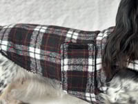 Image 3 of Black and White Check Chest Cover Coat